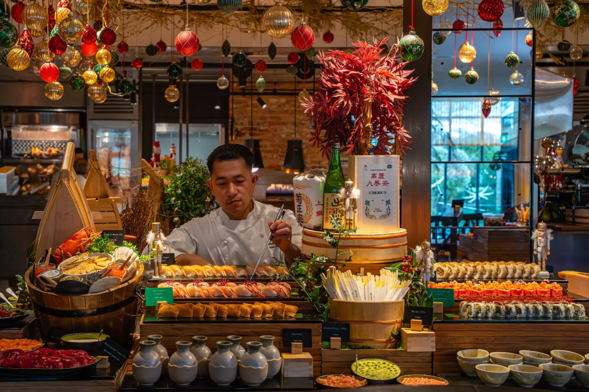 Christmas dining The Glasshouse