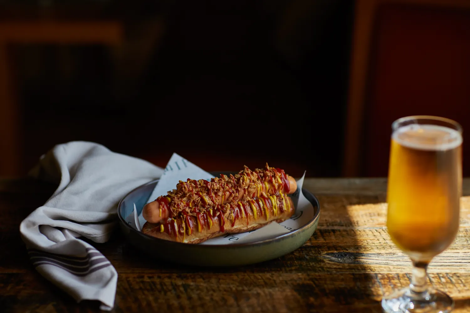 The Stables Bar Menu Hot Dog